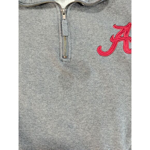 Alabama Stadium Athletics Quarter Zip Sweatshirt with STAIN - Picture 3 of 3